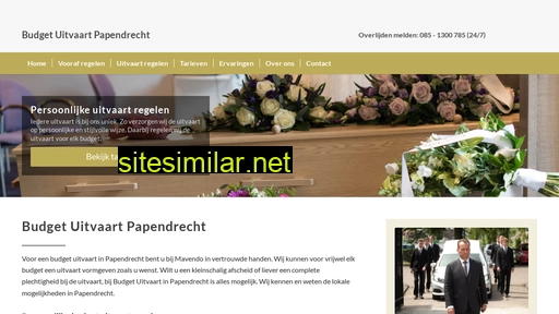 budgetuitvaartpapendrecht.nl alternative sites