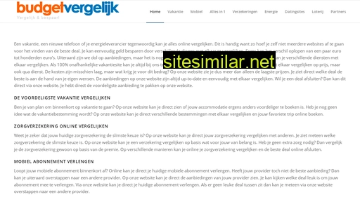 budgetvergelijk.nl alternative sites