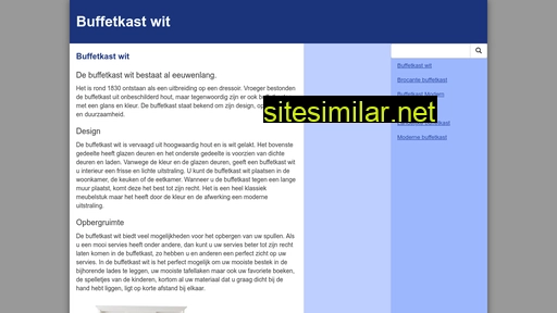 buffetkastwit.nl alternative sites