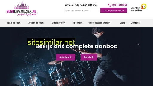 burolivemuziek.nl alternative sites