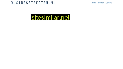 businessteksten.nl alternative sites