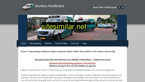 buurtbusmontferland.nl alternative sites