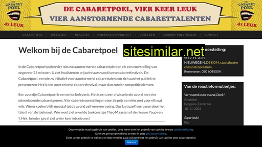cabaretpoel.nl alternative sites