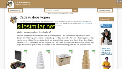 cadeau-doos.nl alternative sites