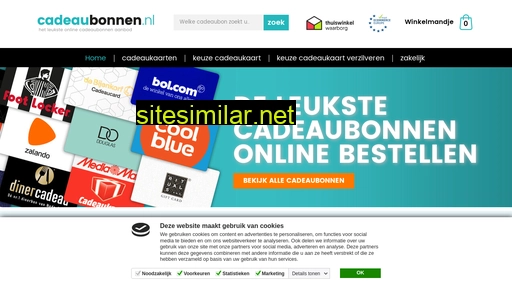 cadeaubonnen.nl alternative sites