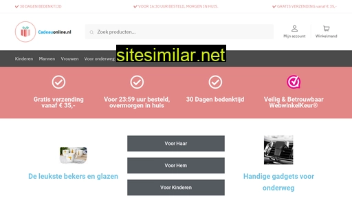 cadeauonline.nl alternative sites
