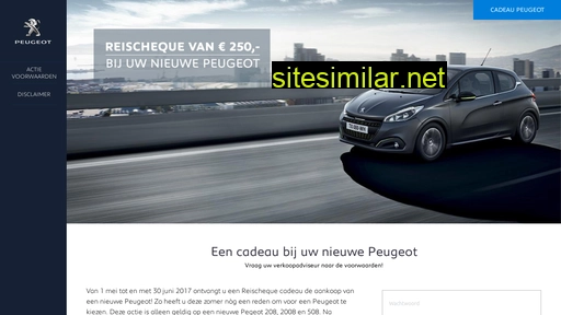 cadeaupeugeot.nl alternative sites