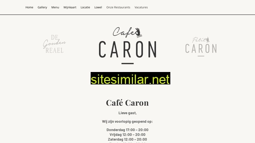 cafecaron.nl alternative sites