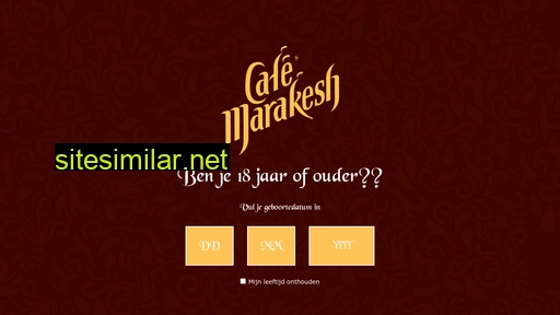 cafemarakesh.nl alternative sites