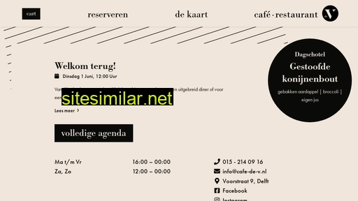 cafe-de-v.nl alternative sites