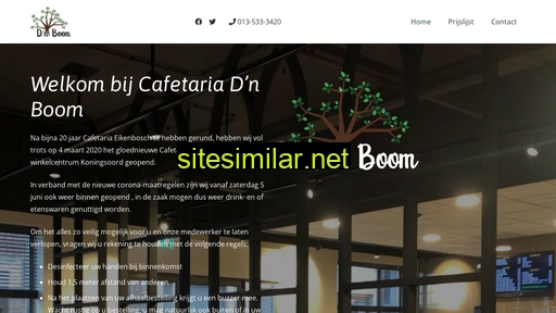 cafetariadnboom.nl alternative sites