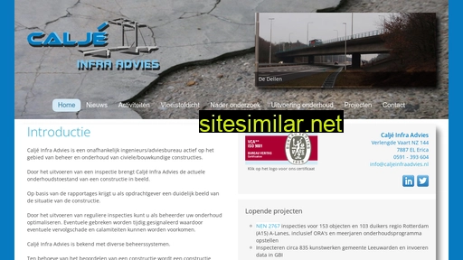 caljeinfraadvies.nl alternative sites