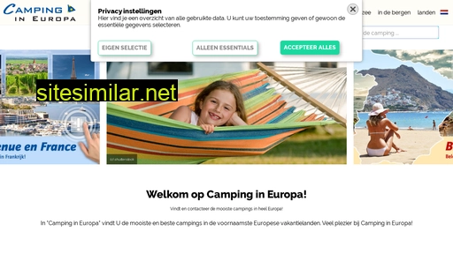 camping-in-europa.nl alternative sites