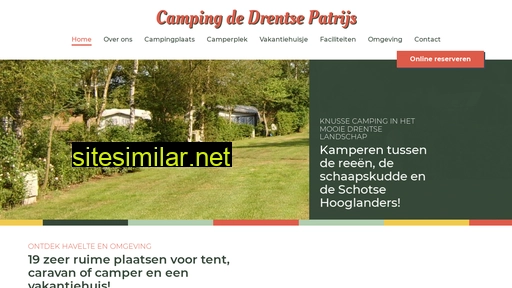 campingdedrentsepatrijs.nl alternative sites