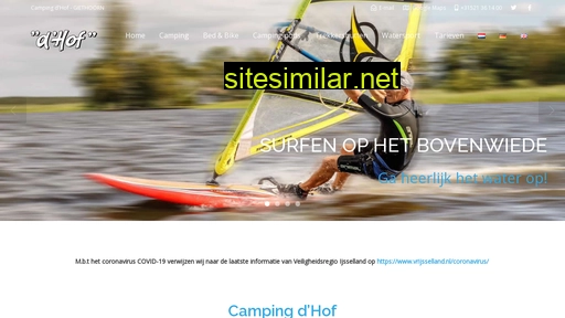campingdehof.nl alternative sites