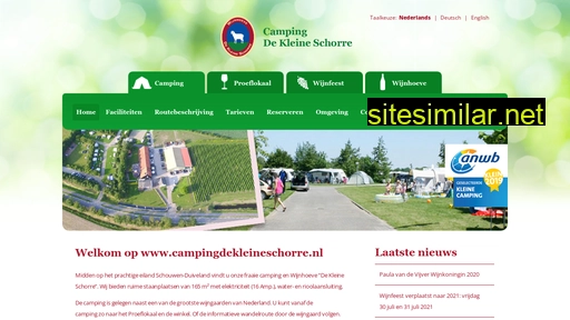 campingdekleineschorre.nl alternative sites