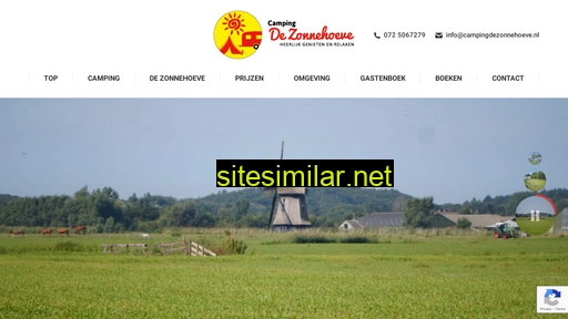 campingdezonnehoeve.nl alternative sites