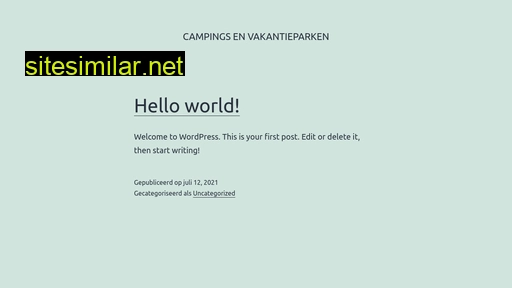 campingenvakantieparken.nl alternative sites