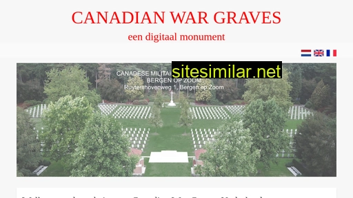 canadianwargraves.nl alternative sites
