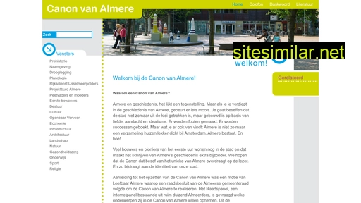 canonvanalmere.nl alternative sites