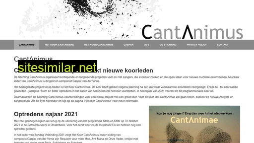 cantanimus.nl alternative sites