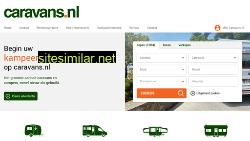 caravans.nl alternative sites