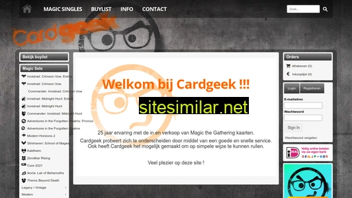 cardgeek.nl alternative sites