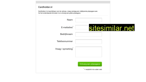 cardholder.nl alternative sites