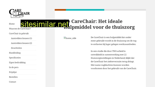 carechair.nl alternative sites