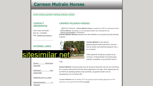 carmenmulrainhorses.nl alternative sites