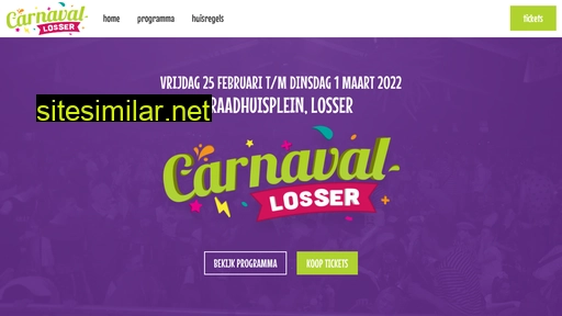 carnavallosser.nl alternative sites