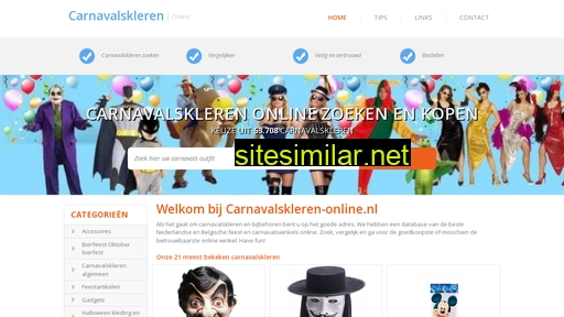 carnavalskleren-online.nl alternative sites