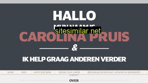 carolinapruis.nl alternative sites