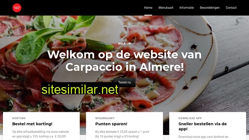 carpaccioalmere.nl alternative sites