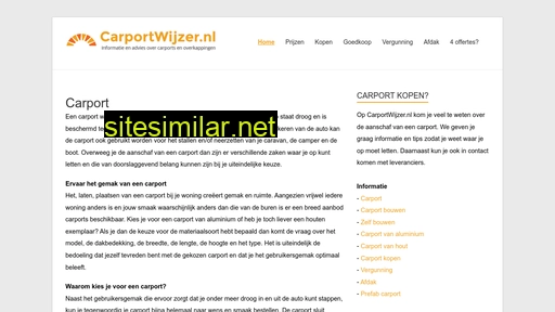 carportwijzer.nl alternative sites