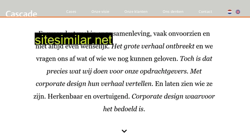 cascadecommunicatie.nl alternative sites
