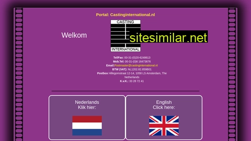 castinginternational.nl alternative sites