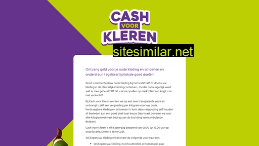 cashvoorkleren.nl alternative sites