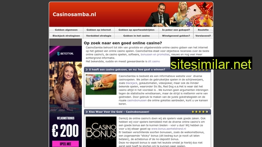 casinosamba.nl alternative sites