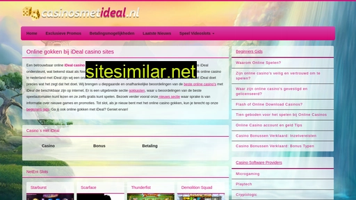 casinosmetideal.nl alternative sites