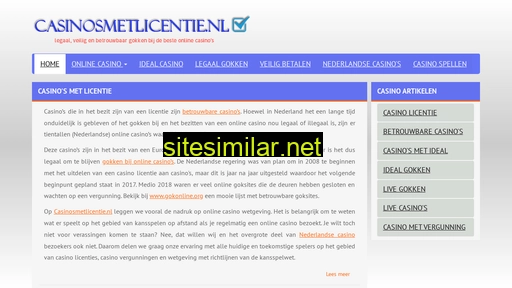 casinosmetlicentie.nl alternative sites