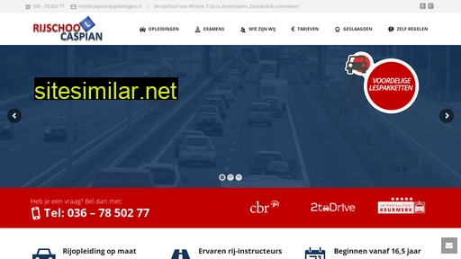 caspianrijopleidingen.nl alternative sites