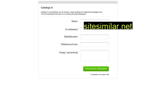 catalogi.nl alternative sites