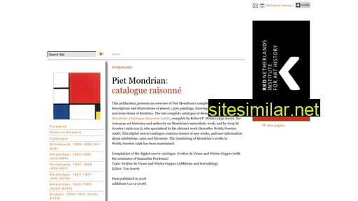 catalogue.pietmondrian.nl alternative sites