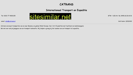 catrans.nl alternative sites