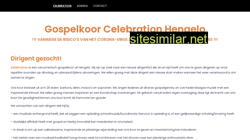 celebration-gospelkoor.nl alternative sites