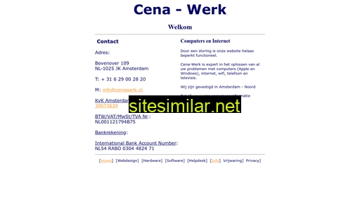 cenawerk.nl alternative sites
