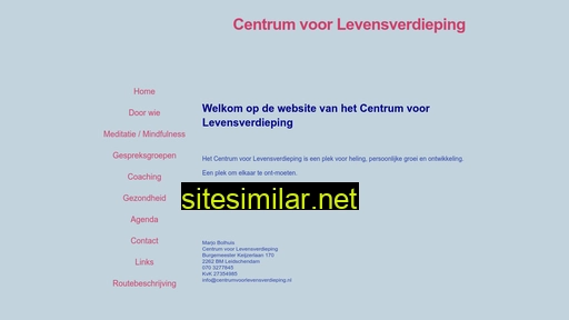 centrumvoorlevensverdieping.nl alternative sites