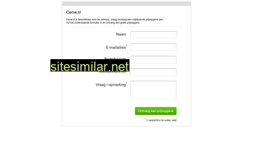 cenw.nl alternative sites