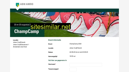 champcamp.nl alternative sites